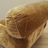 Velour armchair, Italian design, 1970s, production: Italy