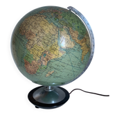 Globe vintage 1950 terrestre verre Colomb édition politique mappemonde - 34