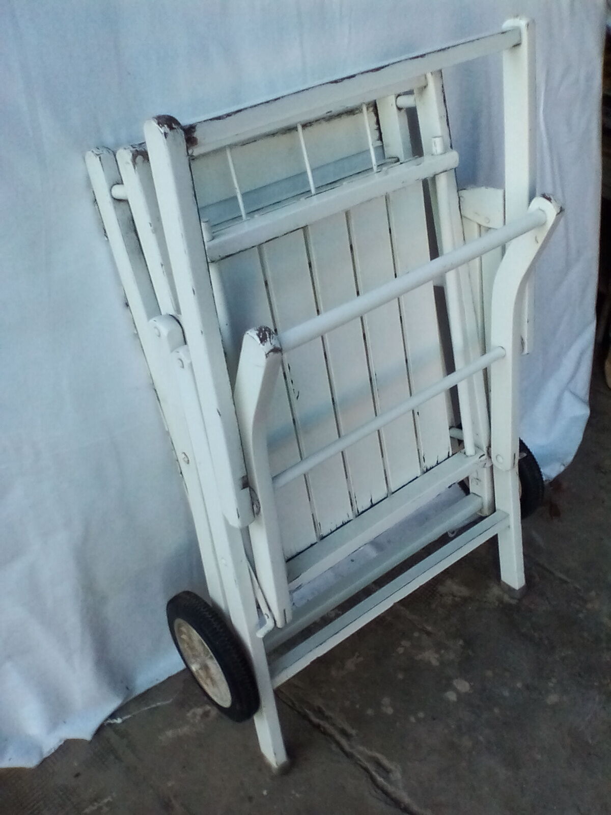 70s wooden folding dessert