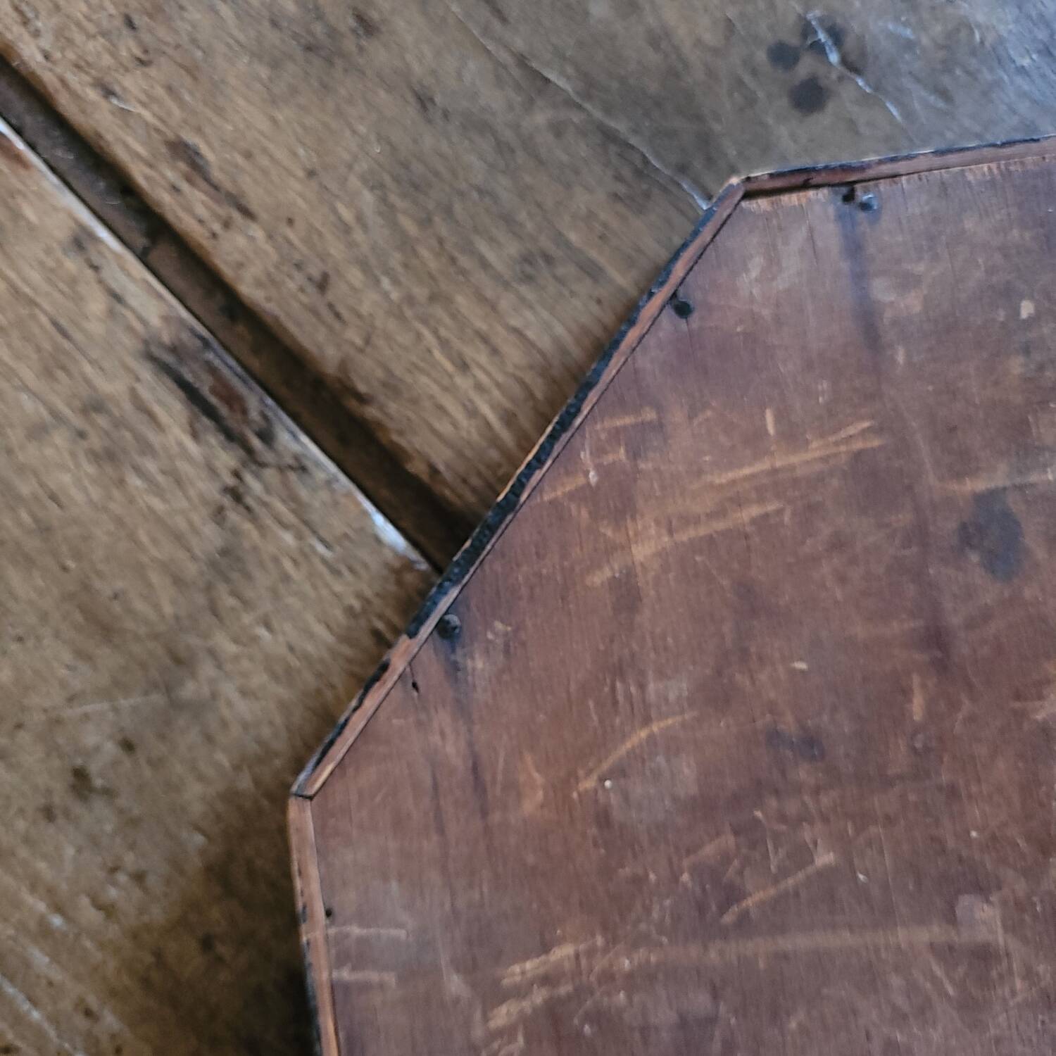 Mother-of-pearl glass-fronted tray — 1960s