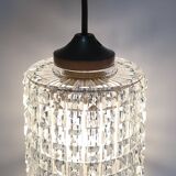 semi-crystal suspension with diamond motif design from the 1960s