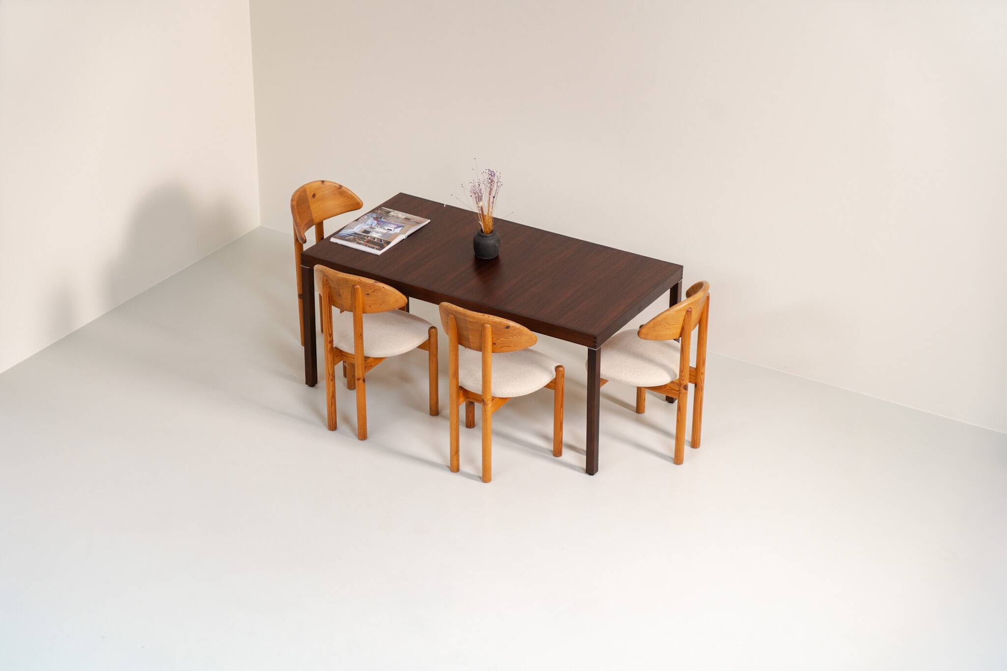 Rosewood dining table by Inger Klingenberg for Fristho