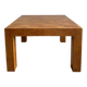 Table basse en loupe de peuplier