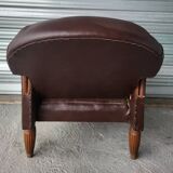 Authentic vintage Art Deco reclining club chair