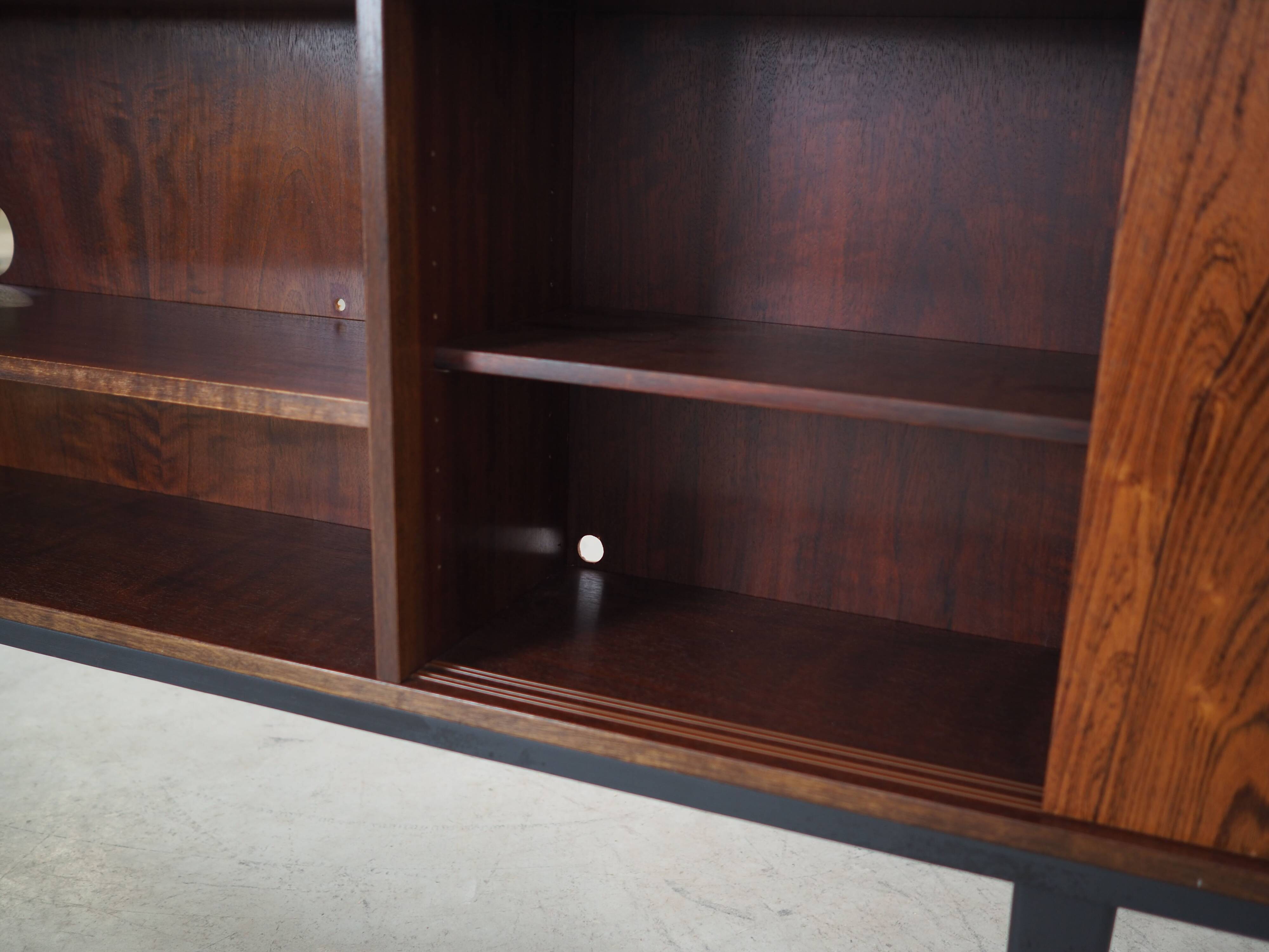 Rosewood bookcase, Danish design, 1970s, production: Farsø Møbelfabrik