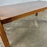 Italian vintage dining table with burl wood from Borghi