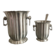 Champagne bucket set and stainless steel ice bucket Jean COUZON