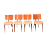 Set of 4 chairs Monday ravioli by Philippe Starck for xO