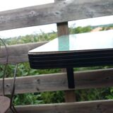 Formica and chrome-plated metal table