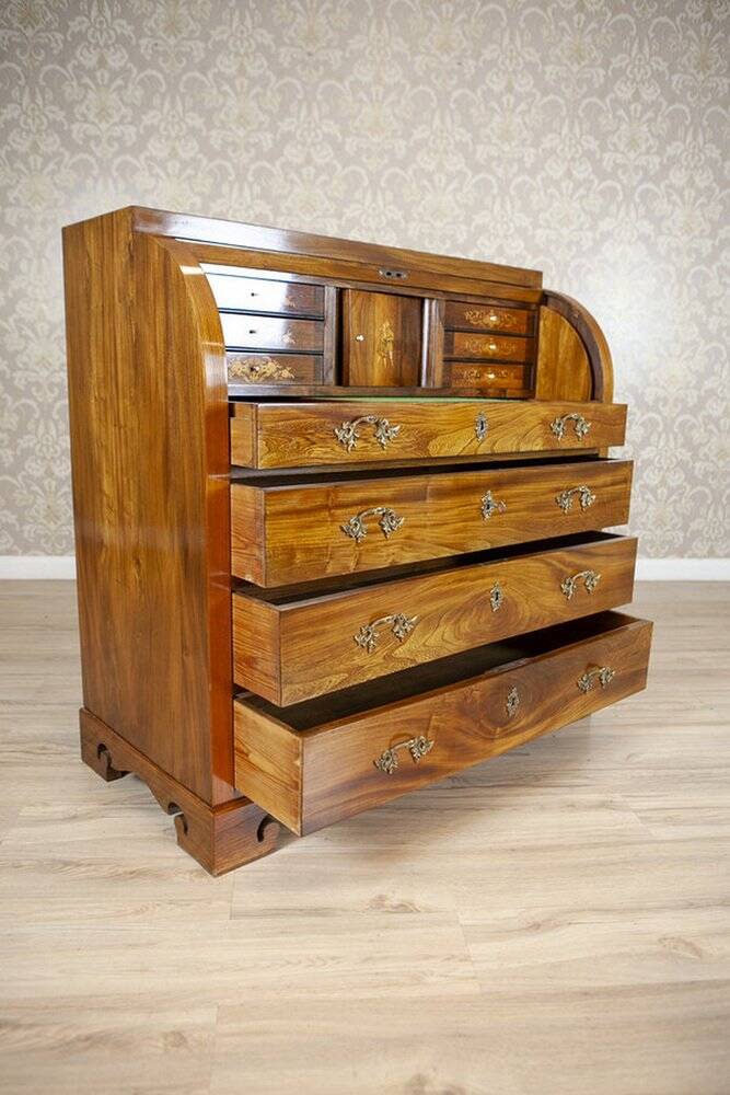 Antique Elm Secretary, 1840