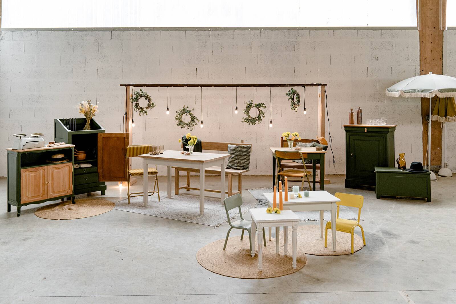 Low vintage sideboard