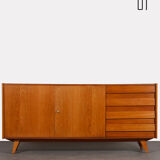 Oak row by Jiroutek for Interier Praha, model U-460, 1960