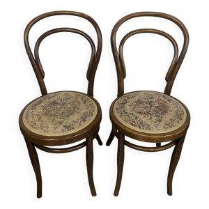 Paire de chaises bistrot - assise
