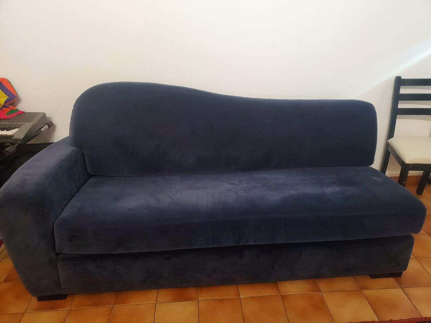 Three-seater sofa bed