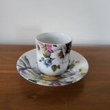 Porcelain Coffee Cup Bill Goldsmith Limoges "Victoria"