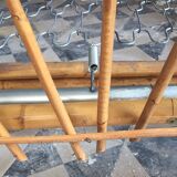 Rattan basket bed of the years 60