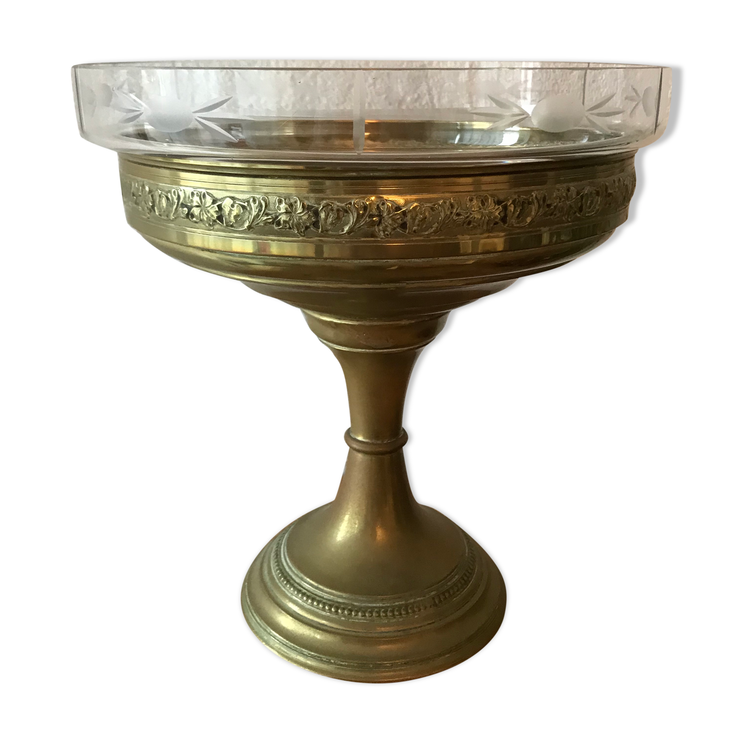 Brass cut and glass size