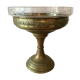 Coupe laiton et verre taille