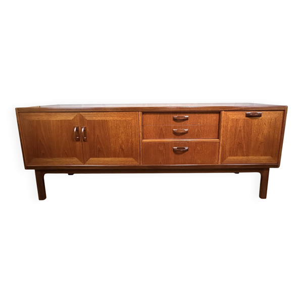 Buffet rétro vintage en teck et afromosia du milieu du siècle par G Plan Sierra Range
