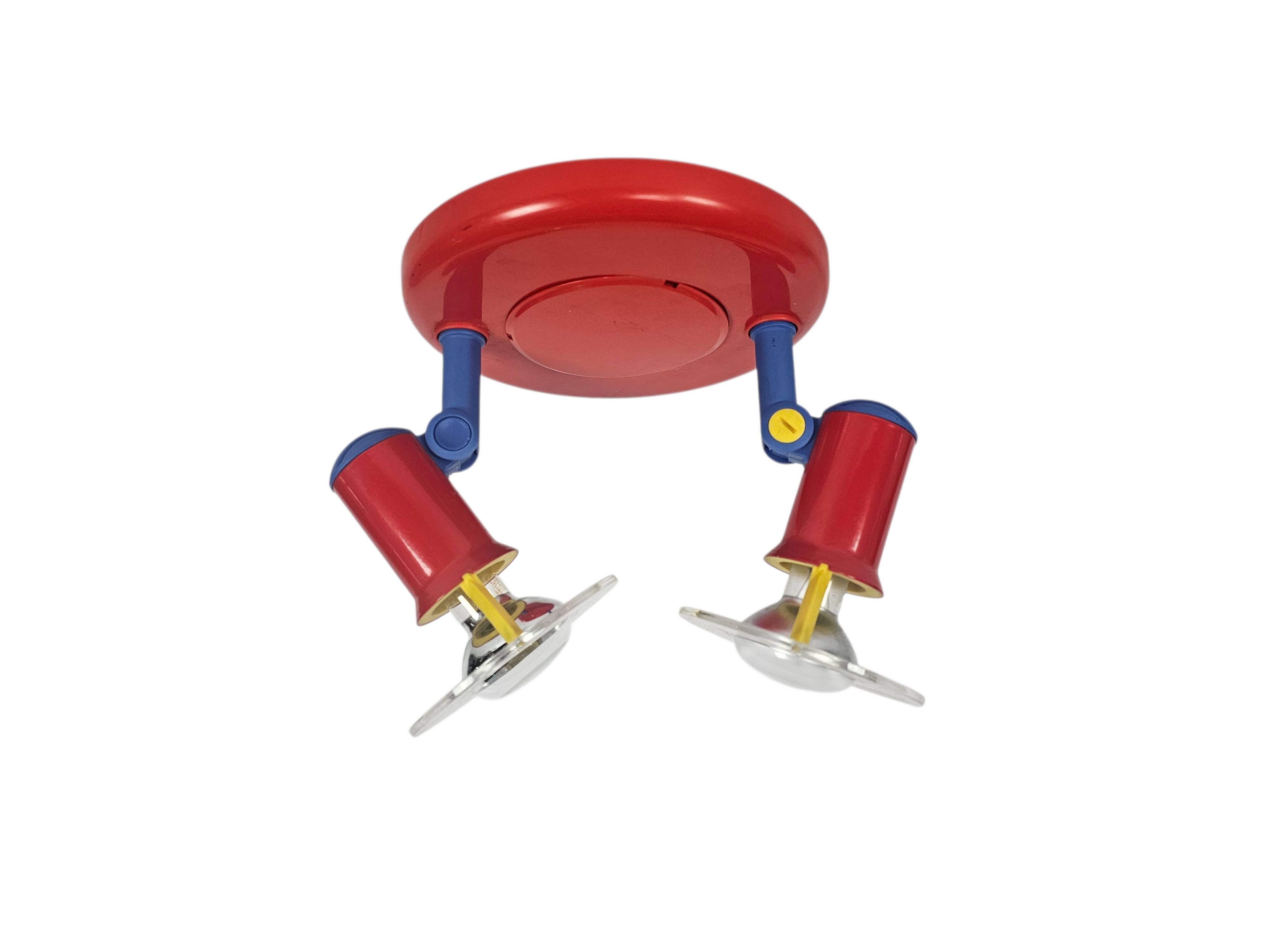 Ceiling spotlights - Memphis Milano style - postmodern - 80s