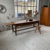 Oak farmhouse table
