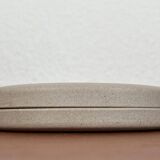 Vintage stoneware bowl with lid by Tove Rappold for Knabstrup, Denmark, 1970s.