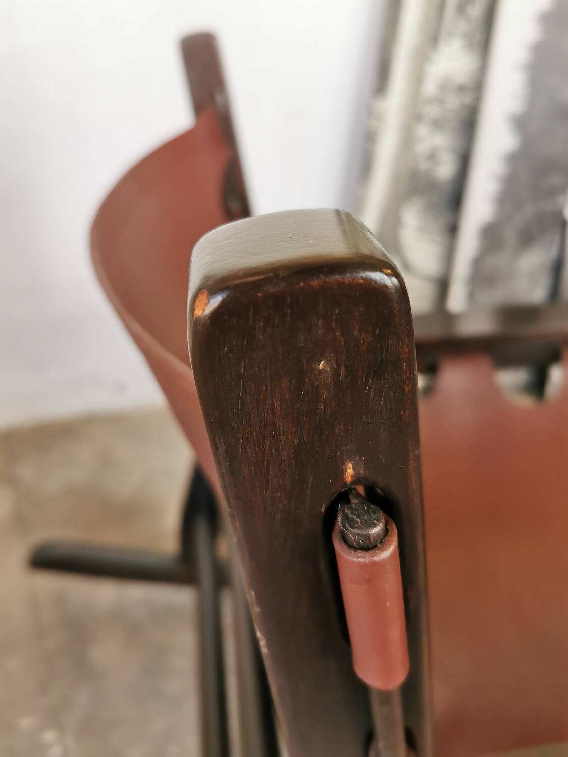 Brutalist rocking chair