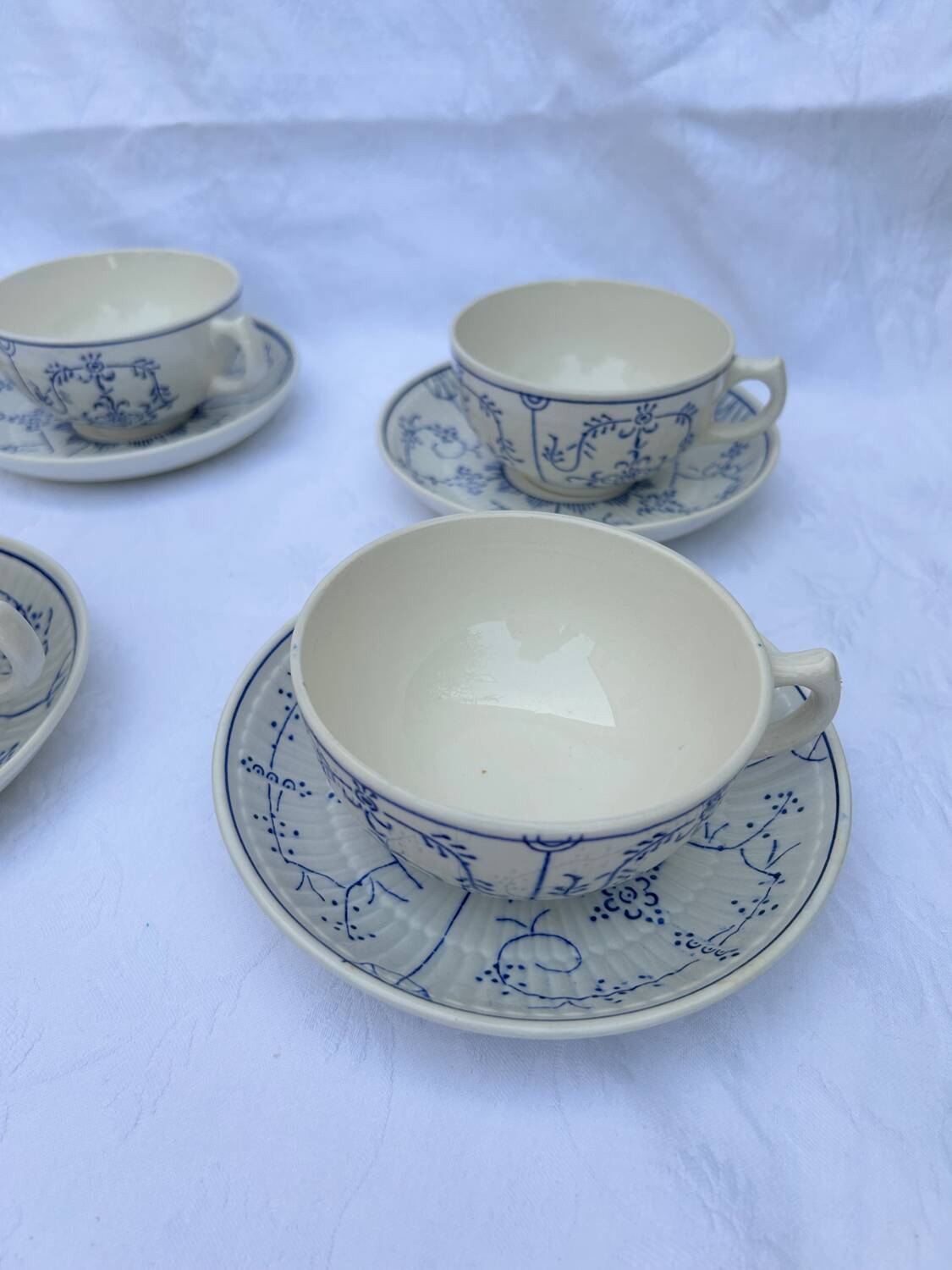 Set of 6 Copenhagen coffee cups Boch Frères