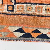 3x13 Faded Orange Vintage Runner Rug, 87x383Cm SK 23482