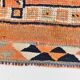 Tapis de couloir vintage orange délavé 3x13, 87x383 cm SK 23482