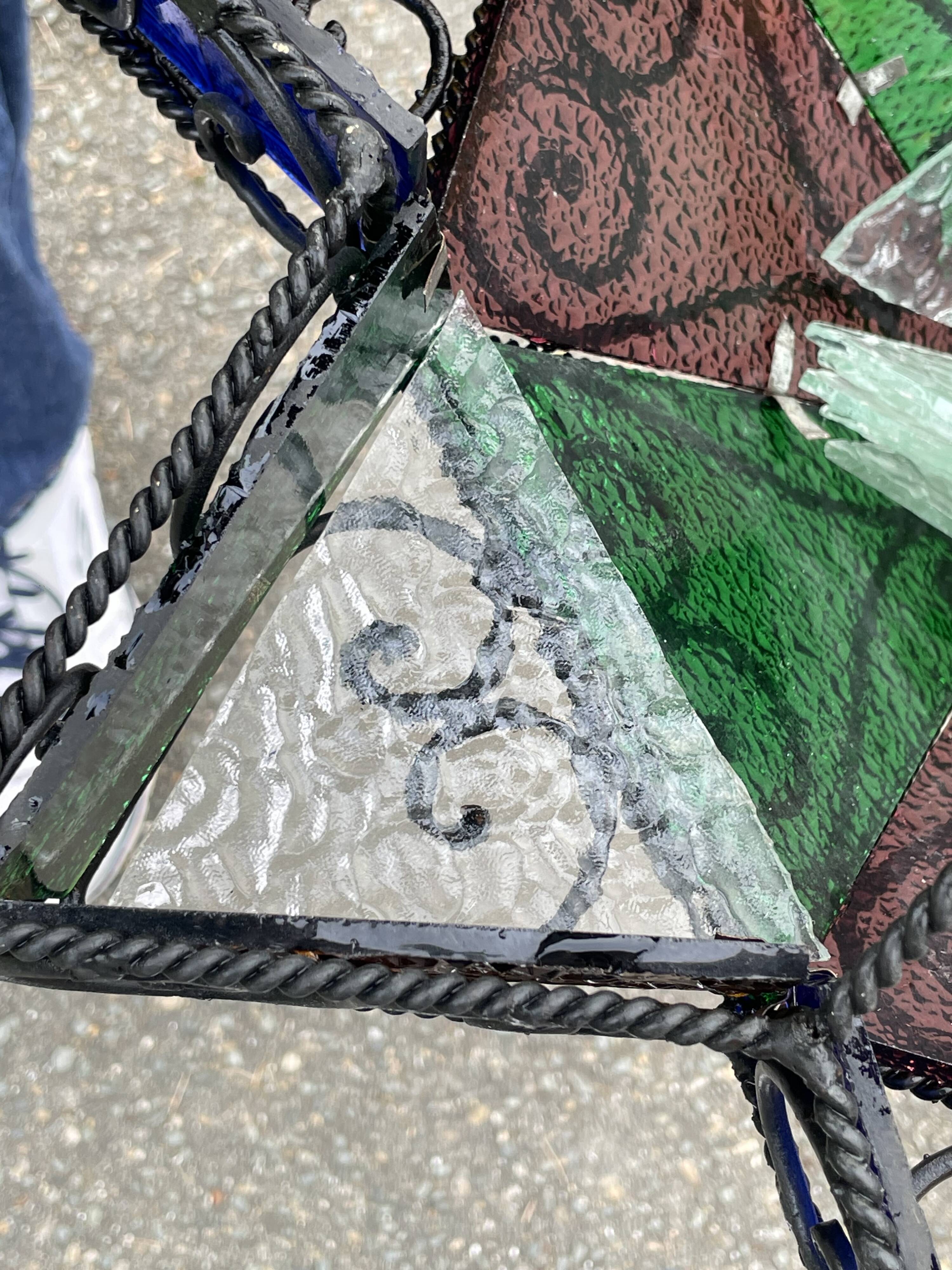 Oriental star chandelier from the 70s