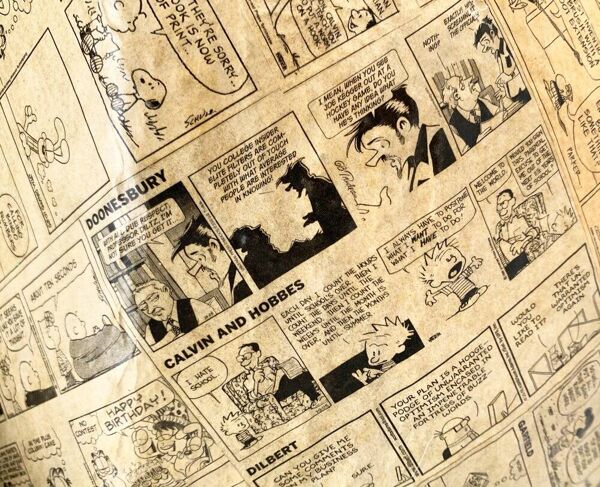Chaise postmoderne en papier recyclé et carton avec des comics par Victoria Morris pour Paperworx / Richard Morris Furniture