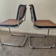 Series of 2 chairs Marcel Breuer Cesca B32