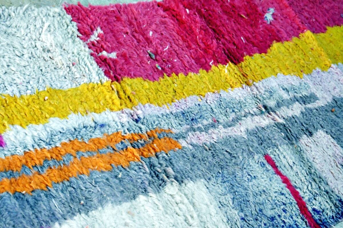 Moroccan Berber carpet hallway Boujaad 304 x 85 cm new