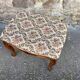 antique Louis XV Rocaille Rococo French vintage ottoman stool footstools