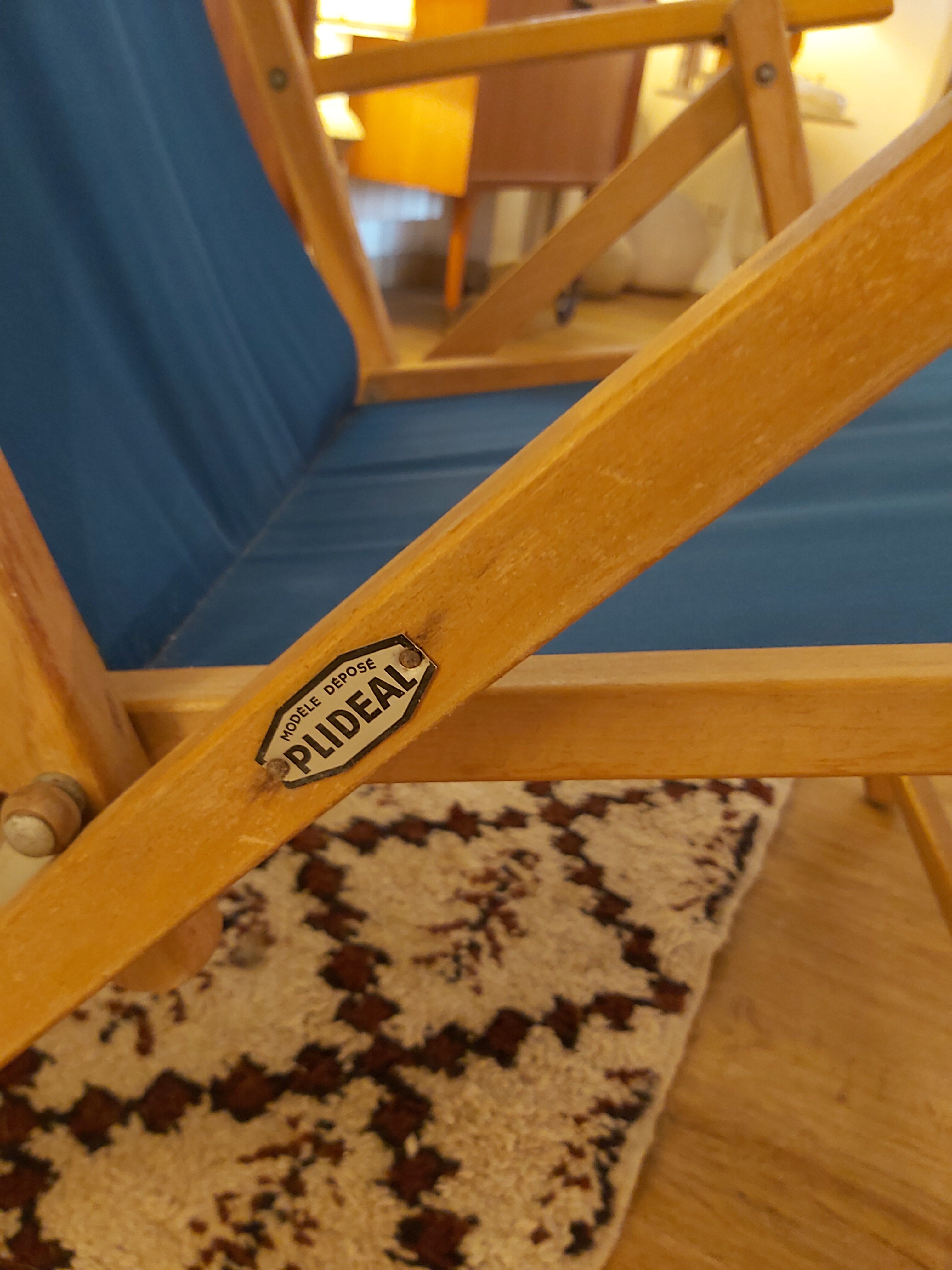 Folding armchair 50 years plideal