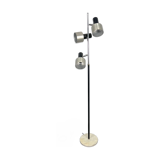 Marble and Metal three arms floor lamp Italy 1960s