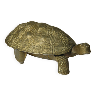 Cendrier "tortue" en laiton