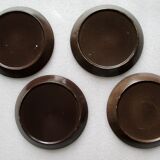 Set of 10 niderviller glazed stoneware plates