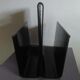 Vintage magazine holder in plexiglas