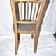 Child's bistro chair in curved turned wood, Fischel Thonet style, 1950.