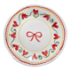 Angel fleur dinner plate rouge