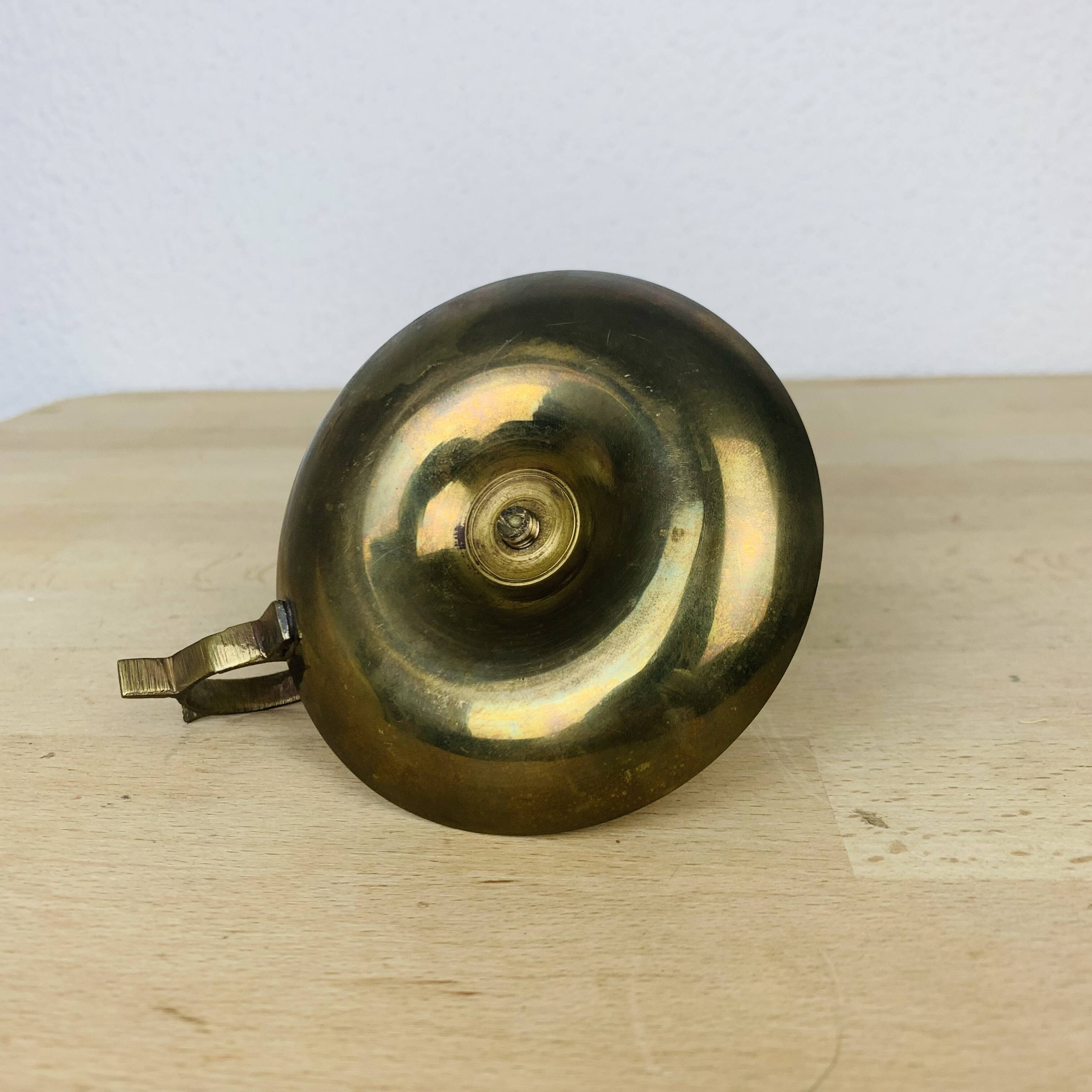 Vintage brass cellar rat candle holder