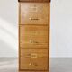 Vintage filing cabinet with three drawers