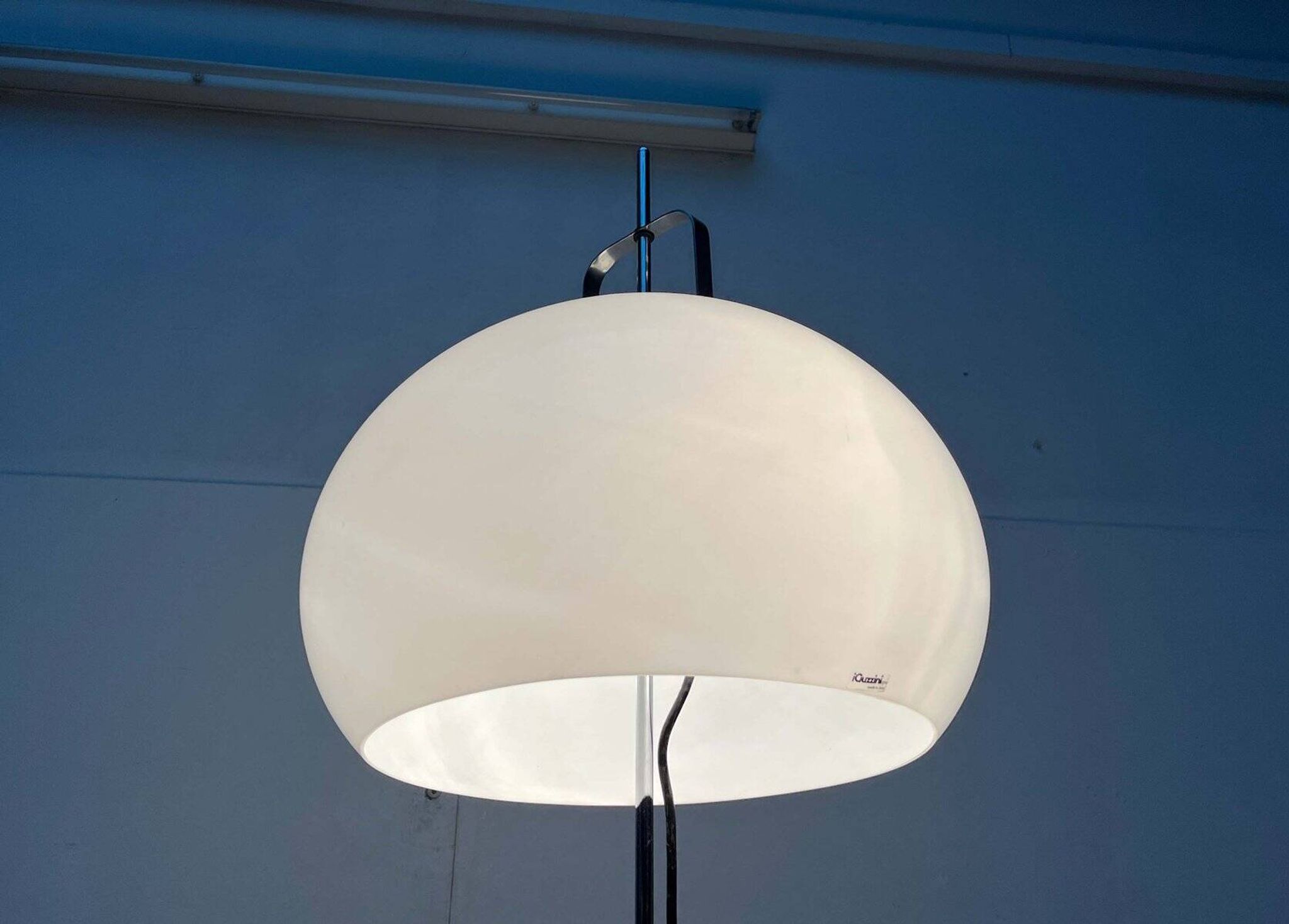Lucerna floor lamp, Space Age model, modern Italian mid-century by Guzzini for iGuzzini, 1960s.
