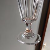 2 WINE GLASSES IN CUT BACCARAT CRYSTAL, 19TH CENTURY PERIOD CIRCA 1850 - 11.4CM
