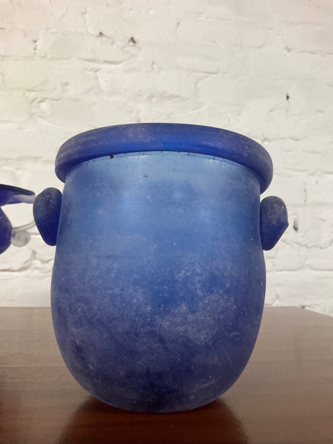 Trio of Murano “Scavo” plant pots from the 60s and 70s