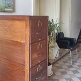 Oak drawer cabinet