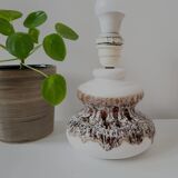 Vintage Fat lava tafellamp met bruintinten, jaren 1970