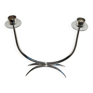 Bougeoir design en métal